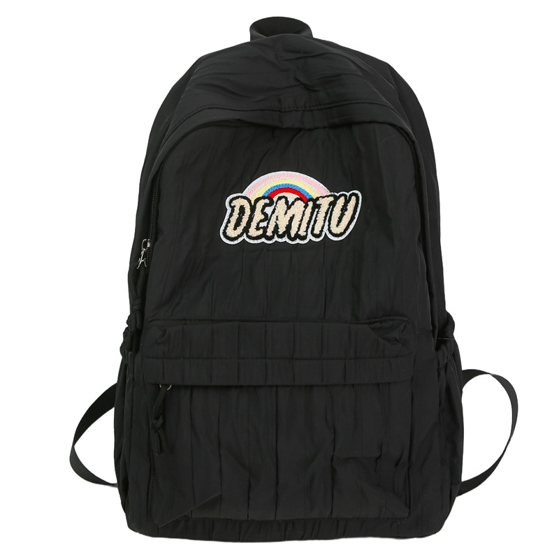 A new high-quality, fresh and sweet dopamine candy-colored backpack from Korean Instagram, a lightweight backpack for junior and senior high school students Item Picture