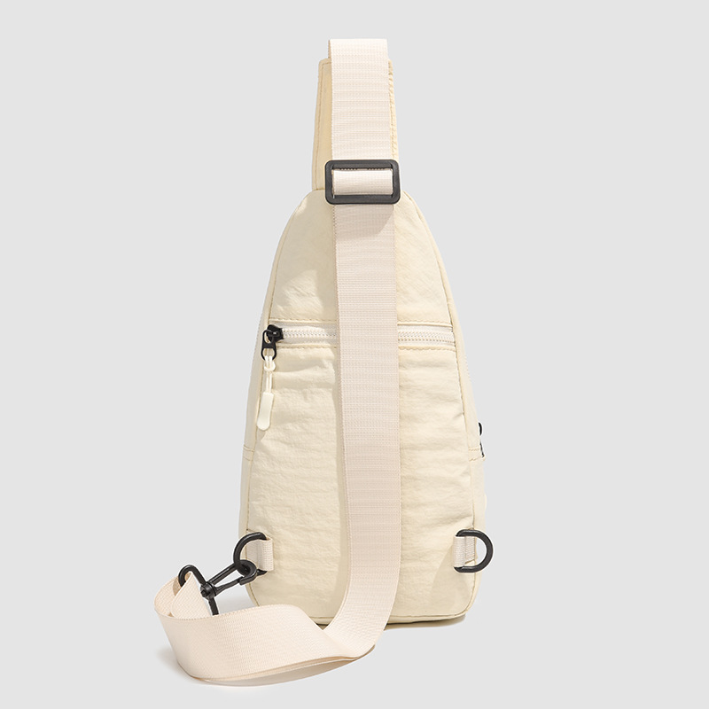 A new high-look, fresh solid color and simple crossbody bag for women's casual and lightweight travel and hiking from Forest-themed ins Specification drawing
