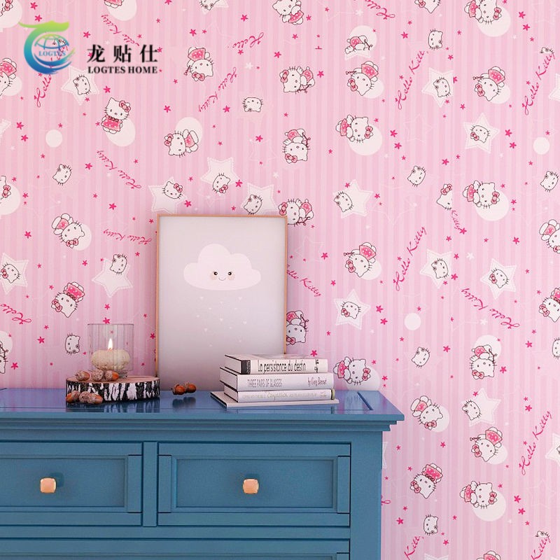 Home self-adhesive wallpaper, cartoon wall stickers, wall paper, children's bedroom room renovation, anime wallpaper, waterproof Application Scenario