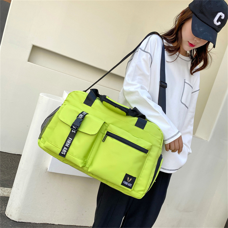Large-capacity portable short-distance travel bag, fashionable and lightweight swimming bag for women, waterproof fitness bag, and travel luggage bag for going out details Picture