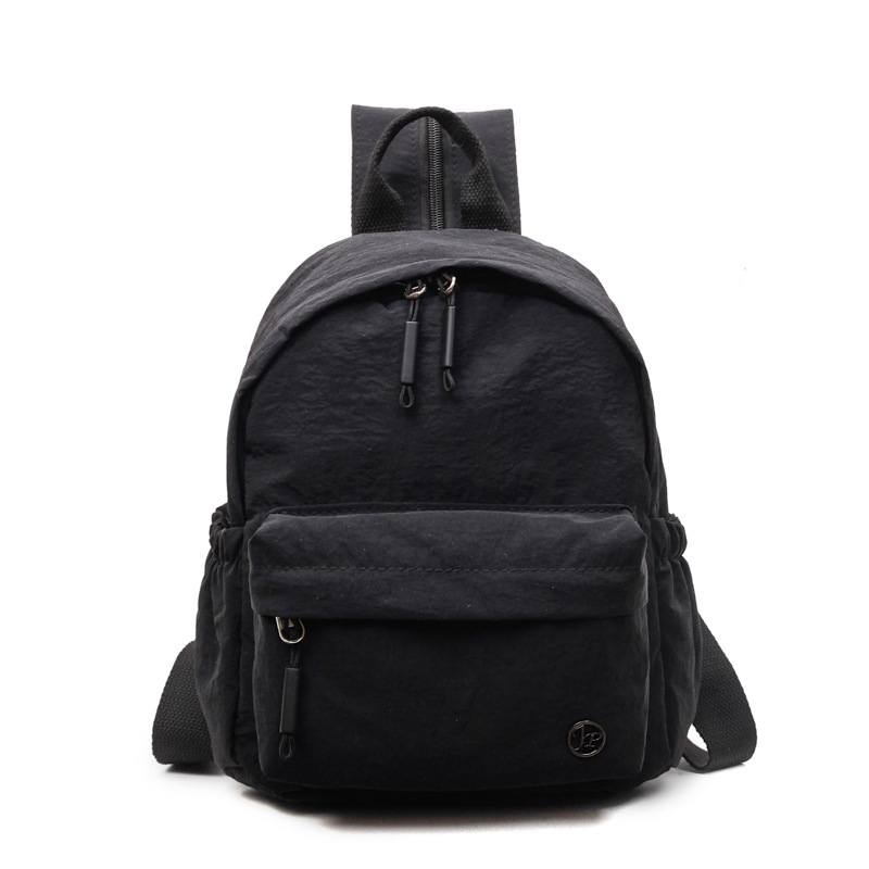 American retro backpack, light and casual chest bag, niche design, solid color, versatile single-shoulder bag, commuting and travel backpack Item Picture