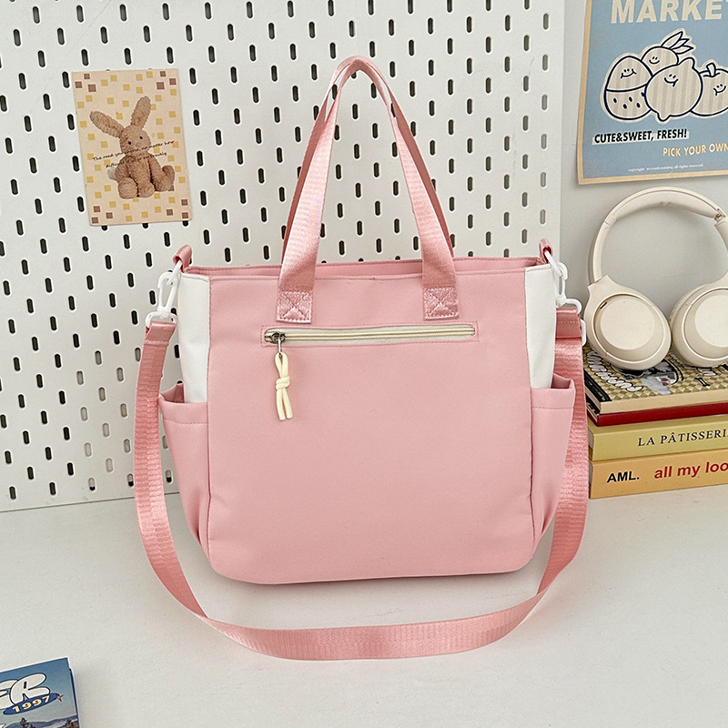 2025 New large-capacity cartoon multi-compartment layer, horizontal appearance, Korean-style commuting, simple after-school bag, lightweight backpack Specification drawing