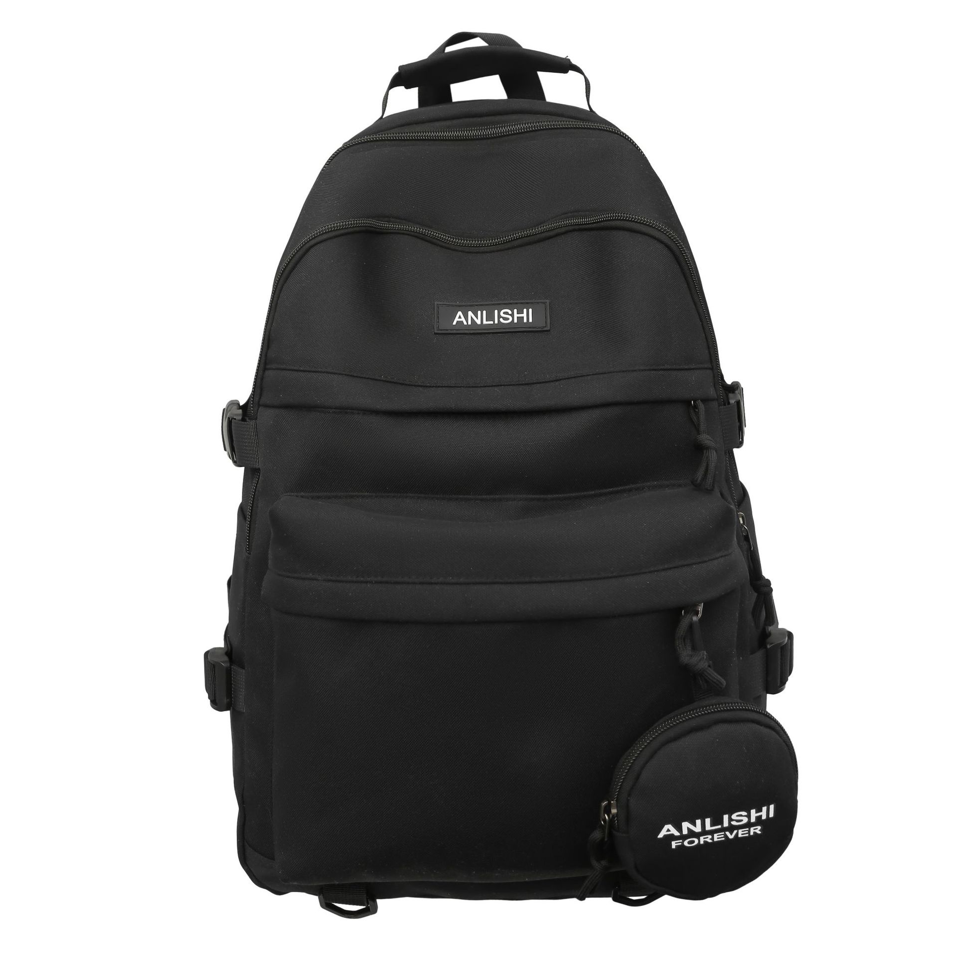 Forest-style summer large-capacity backpacks, fashionable and versatile for couples, computer bags, student school bags, commuting and travel bags Item Picture
