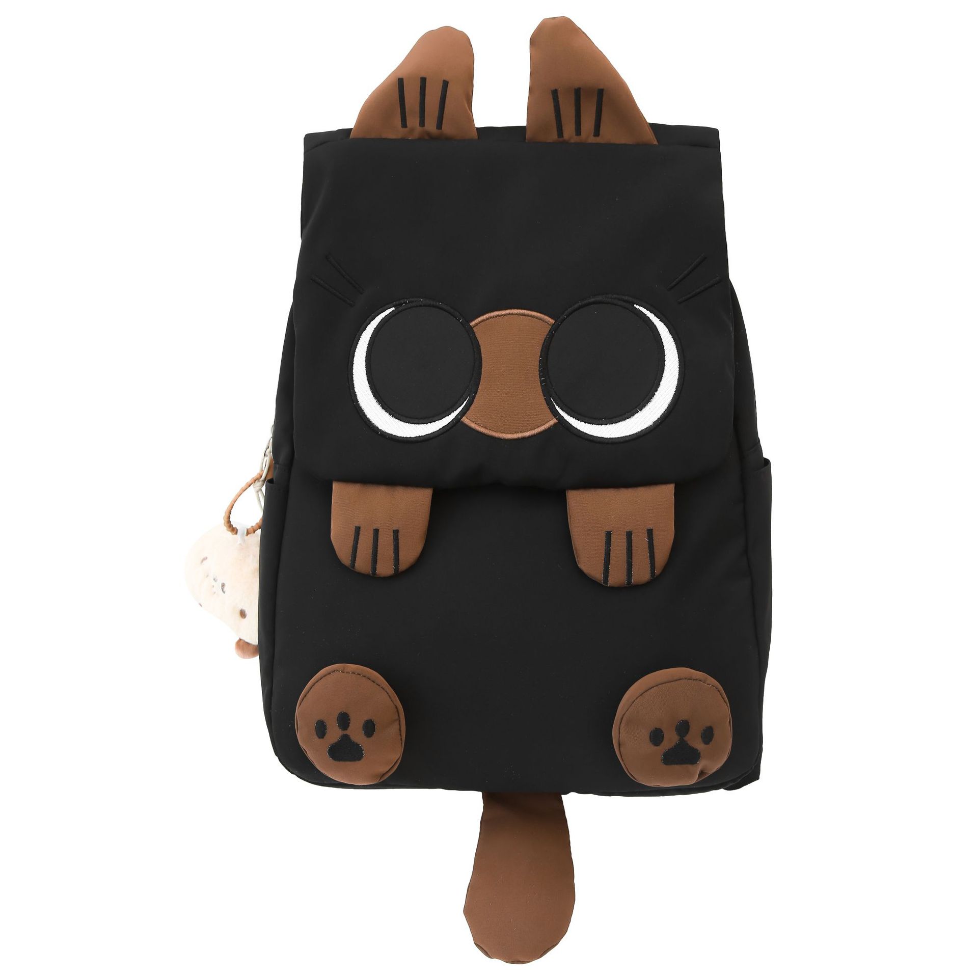 The new Korean version schoolbag is lightweight and has a large capacity. It is a backpack for students in grades three to six and an ugly and cute cat backpack Item Picture