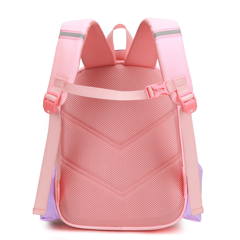 2025 New style kindergarten cute cartoon back support backpack, simple and casual backpack, high appearance level, water-resistant backpack Specification drawing