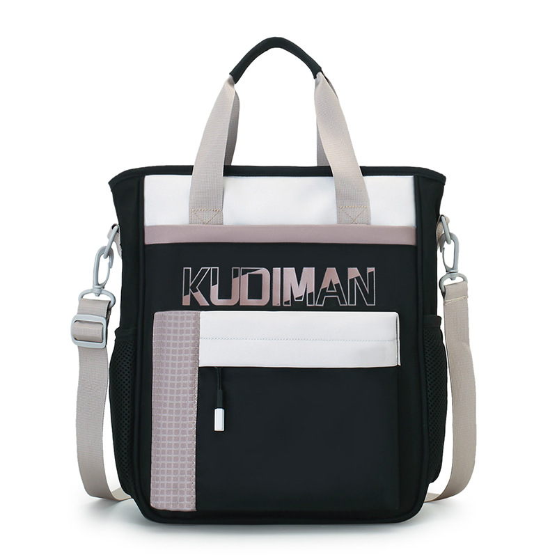 Forest series large-capacity student bag, new versatile and lightweight class tutorial bag for junior and senior high school students, cute single-shoulder bag, crossbody bag Item Picture