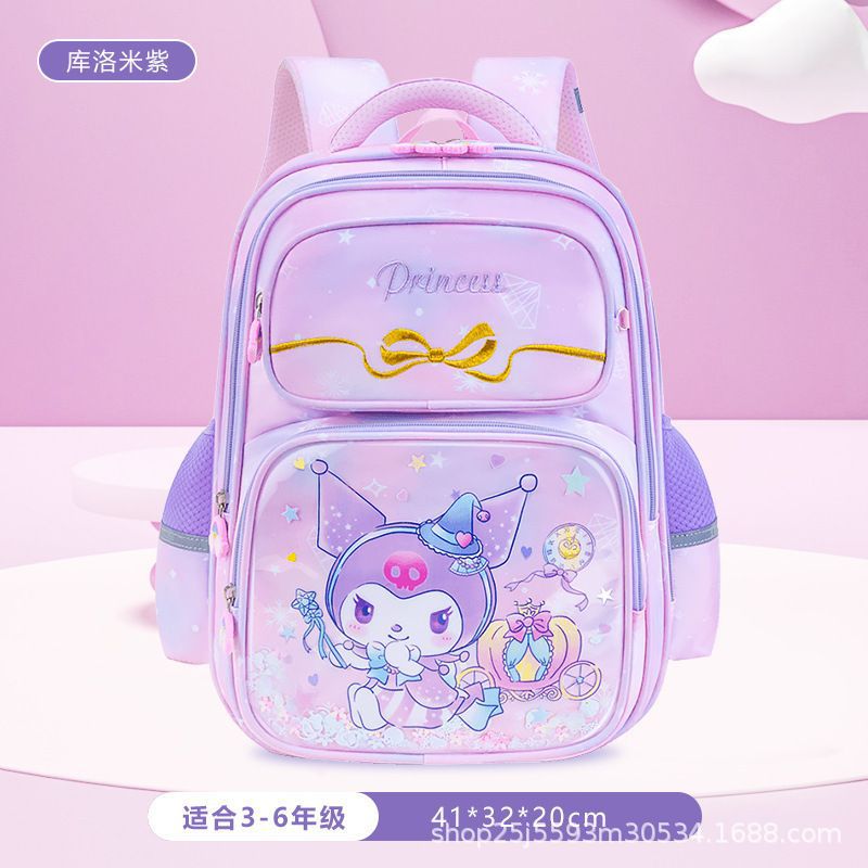 New Kulomi backpack-reducing and spine-protecting large capacity 1-3-6 grade primary school backpack, children's backpack for boys details Picture
