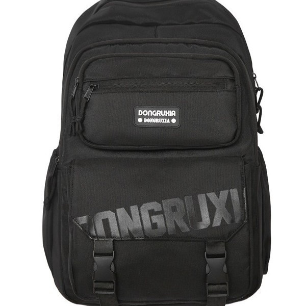 New high-appearance-level Korean-style workwear, niche, fresh and cool letter backpack, couple's light daily travel backpack Item Picture