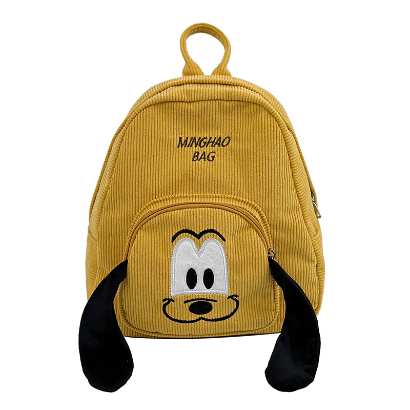 Children's kindergarten schoolbags, cute Korean cartoon dog backpacks for babies, lightweight travel backpacks for boys Item Picture