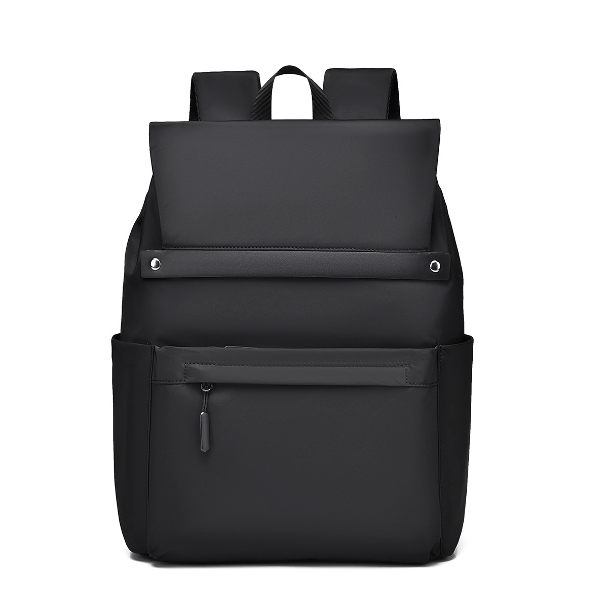 New fashionable and casual backpack for men, high-end commuting computer bag, large capacity, simple and casual bag for men full figure