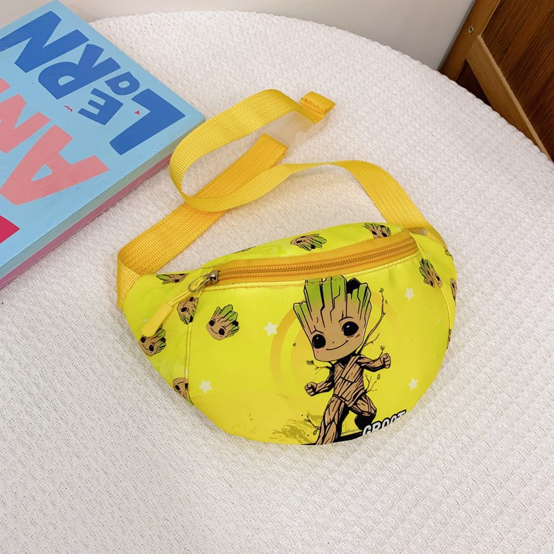 Korean cartoon cute little boy chest bag and girl crossbody single-shoulder bag, new children's bags for Spring and summer 2025 Specification drawing