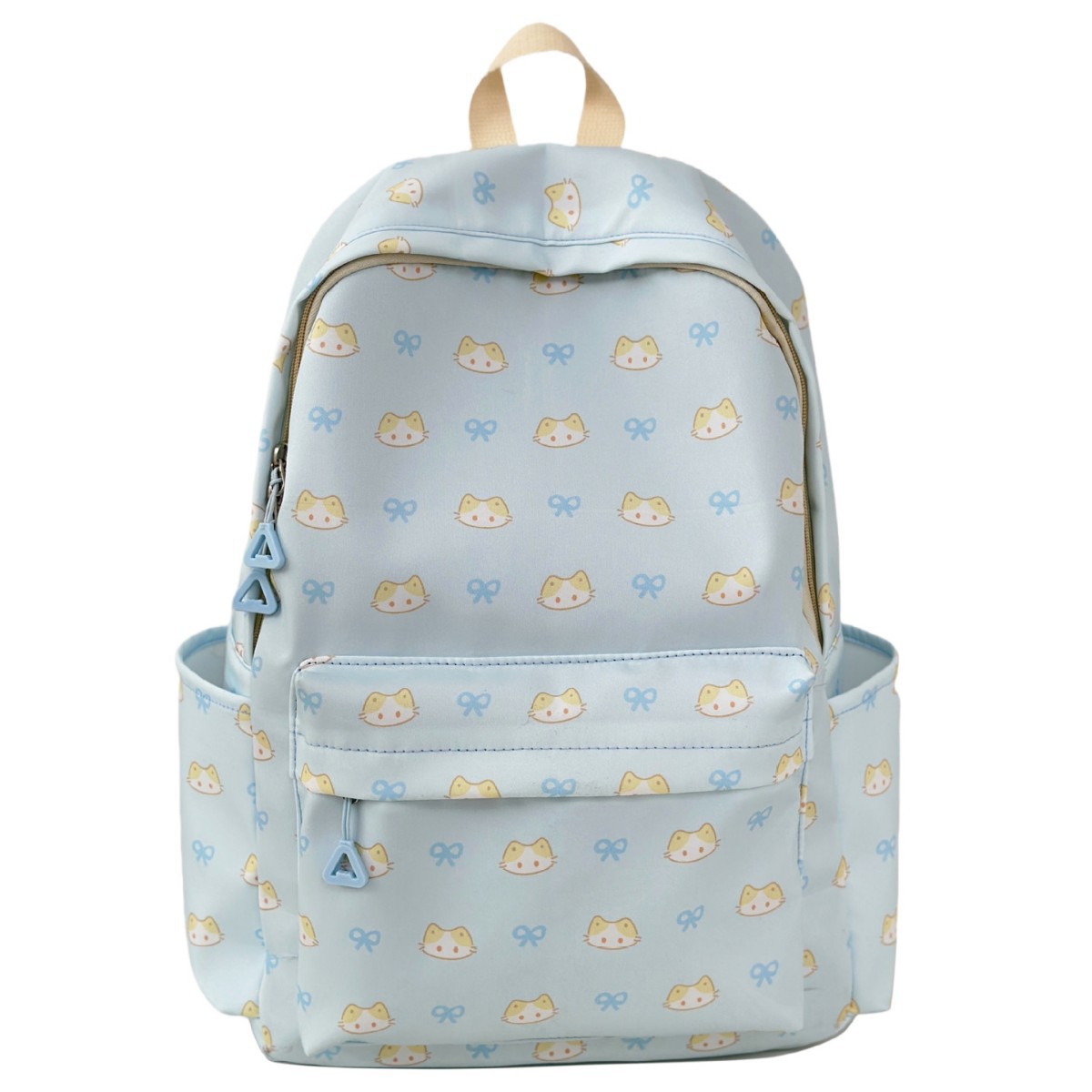 2025 New Korean style ins large-capacity cute schoolbag, casual, simple and versatile backpack, lightweight spring outing bag Item Picture