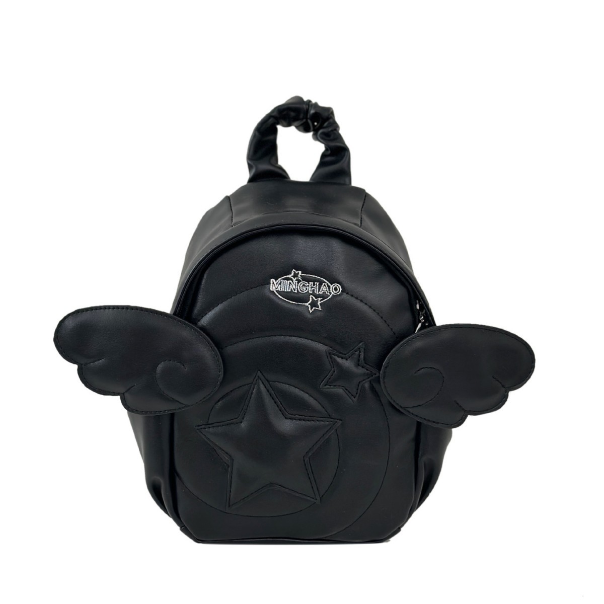 New niche design, sweet girl's unique shopping backpack, ballet style, cute star wings, adorable baby travel backpack Item Picture