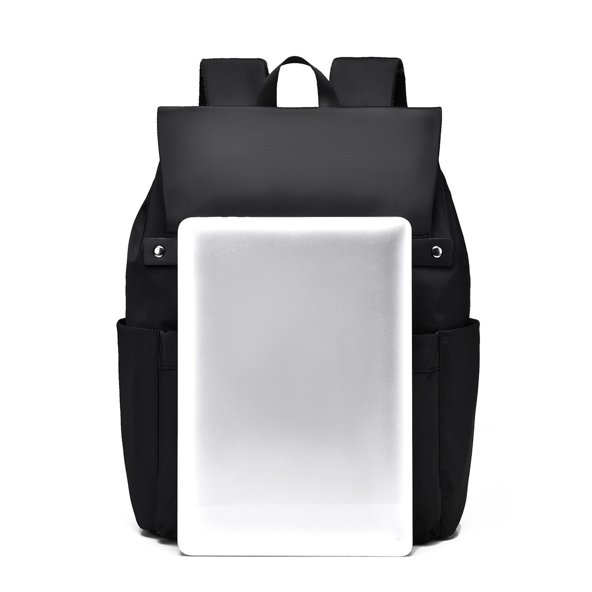 New fashionable and casual backpack for men, high-end commuting computer bag, large capacity, simple and casual bag for men details Picture