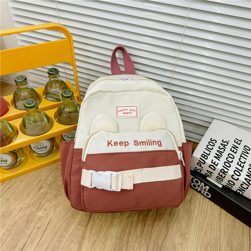 2025 Kindergarten schoolbag for boys and girls, cute little cat backpack, lightweight travel accessory, small backpack details Picture