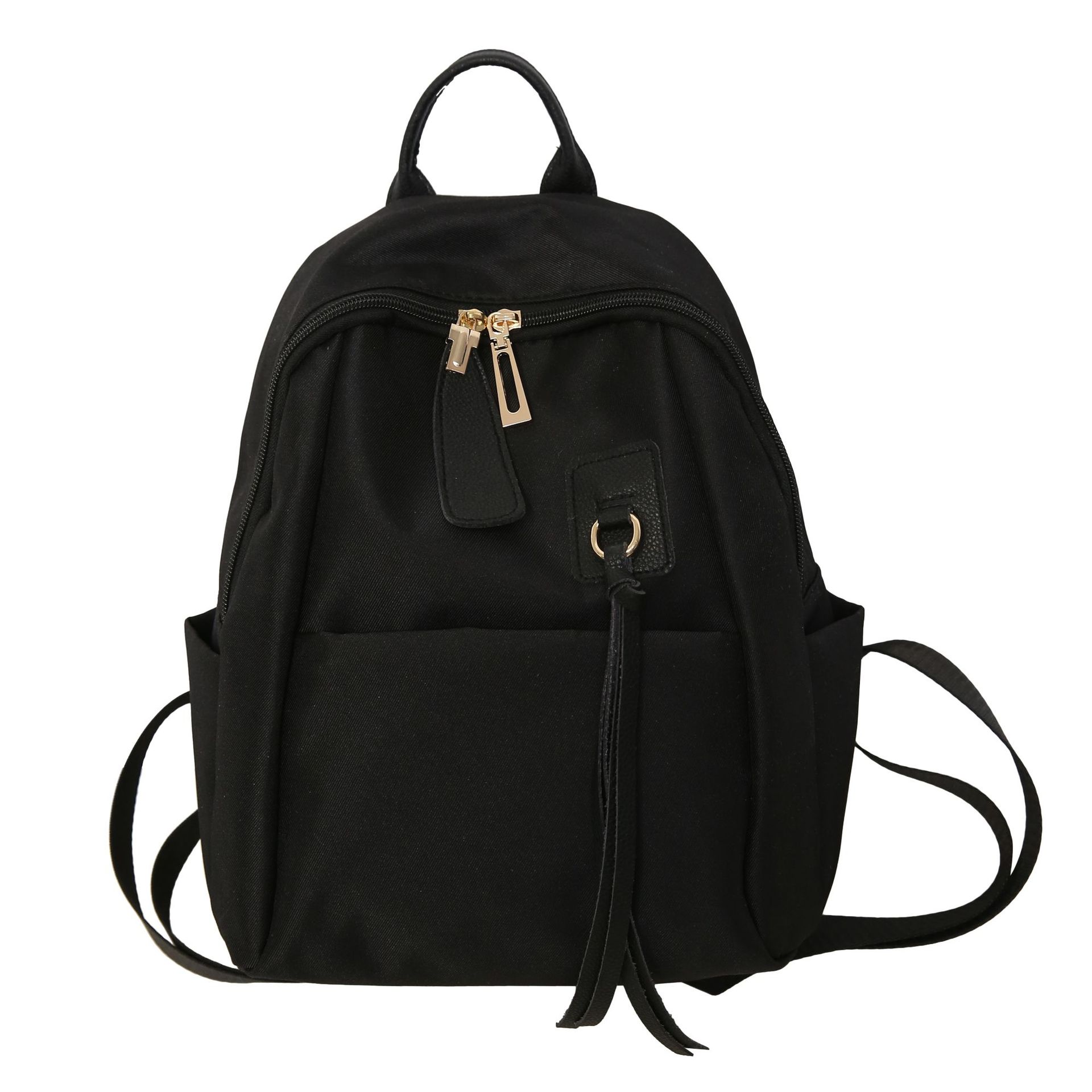 New trendy and fashionable backpack with high appearance standards, simple and casual backpack, niche design, large-capacity commuting schoolbag Item Picture