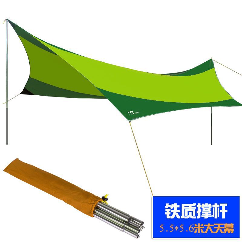 Feituo rainproof sunshade, outdoor canopy, camping tent, ground mat, pergola, Shihuai, cash on delivery Specification drawing