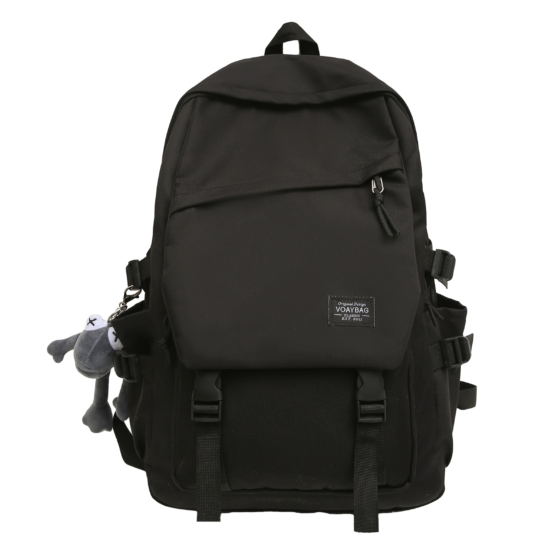 A Korean-style trendy college student couple casual backpack with a simple and casual large-capacity middle school student backpack Item Picture