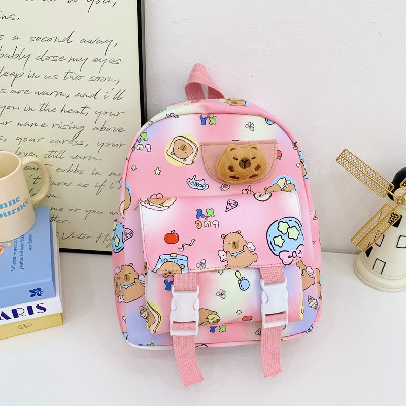 The 2025 new style of fashionable and sweet backpacks for girls, cute cartoon school bags for primary school students, and children's backpacks for outings details Picture