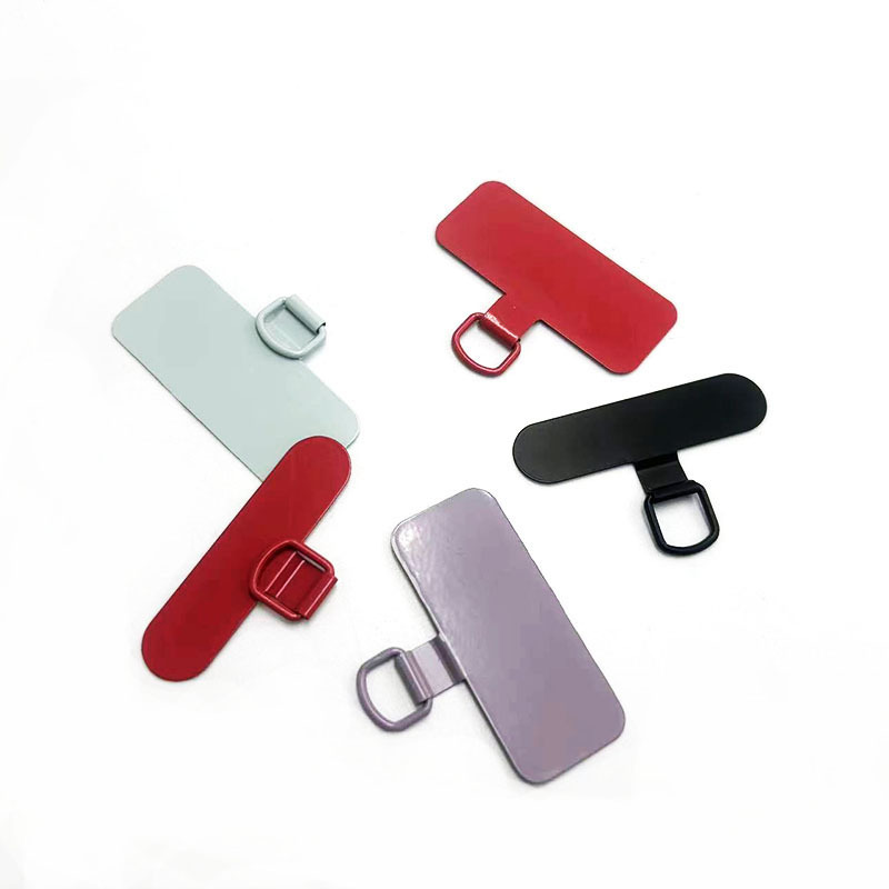 Universal mobile phone lanyard gasket, mobile phone case fixing ultra-thin patch hardware card, universal mobile phone version Specification drawing