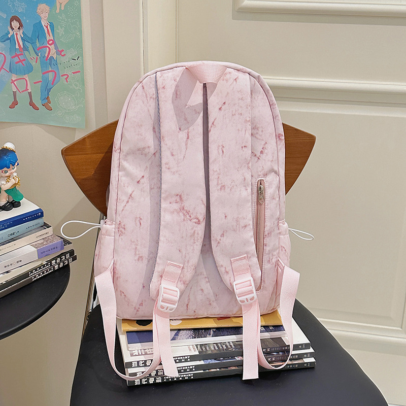 Artistic, simple, large-capacity Japanese-style camping backpack, versatile, lightweight college student schoolbag, casual and sweet single-shoulder bag Specification drawing