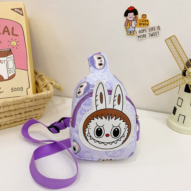 New children's fashion bags, outdoor travel crossbody bags, trendy chest bags, cute cartoon coin purses for boys and girls details Picture