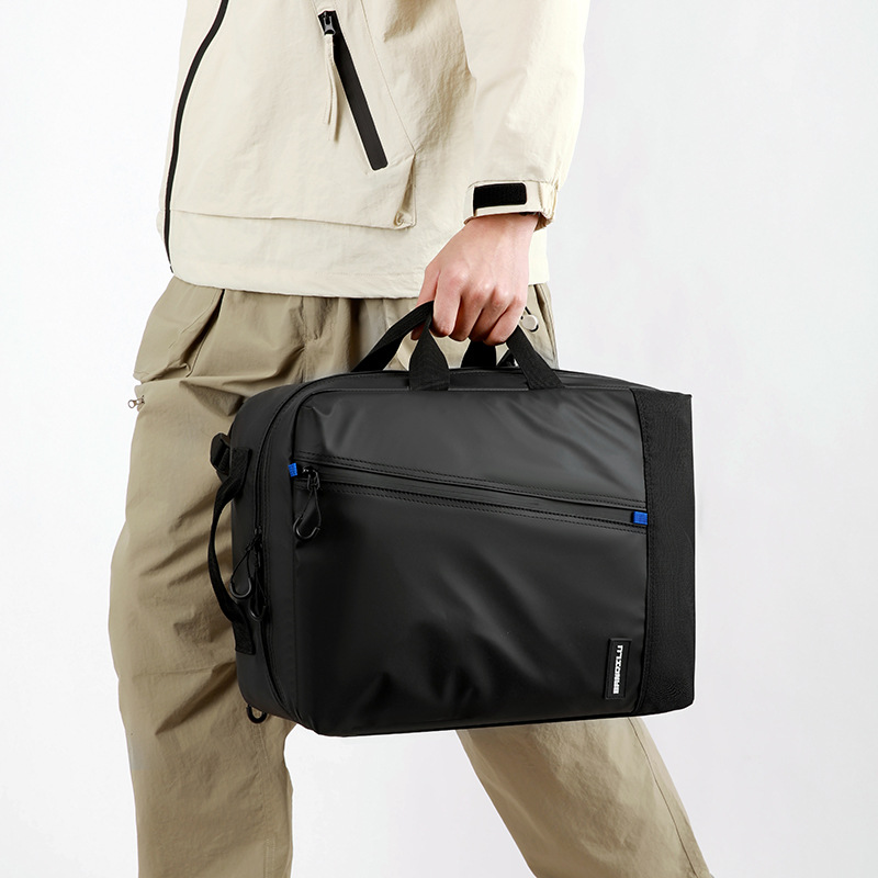 2025 New 20-liter computer bag, simple and fashionable, water-resistant, large-capacity backpack, high-quality carry-on bag details Picture
