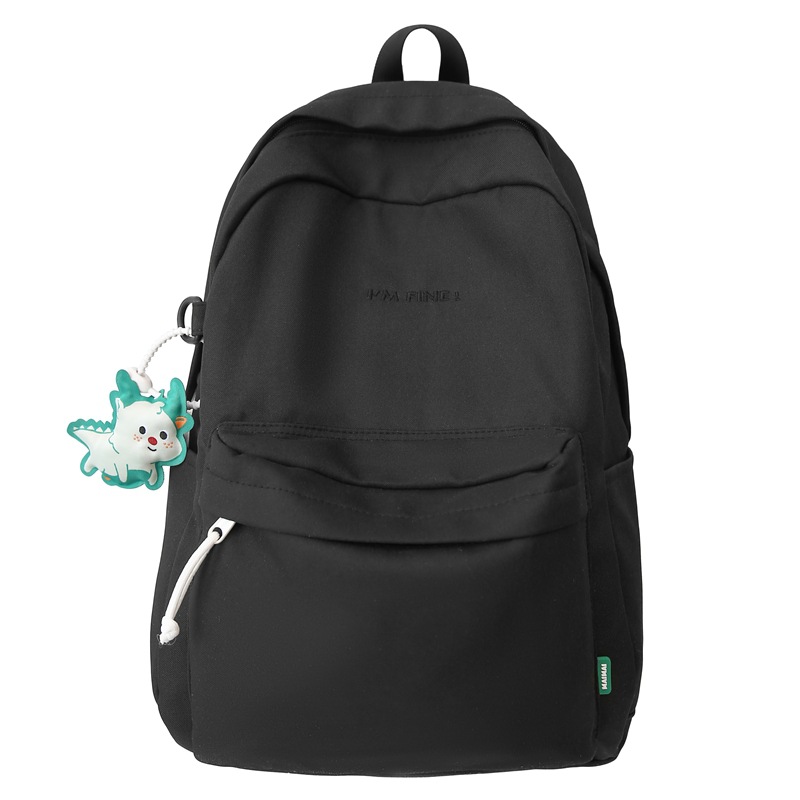 A simple and versatile schoolbag for female college students, a lightweight backpack for commuting, a Korean version of a casual backpack for junior and senior high school students Item Picture