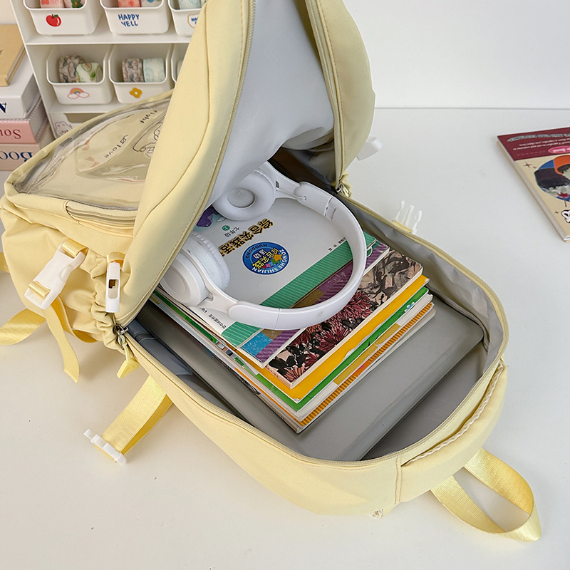 Summer 2024 Little Star Backpack: A Japanese-style, cute, ins, and cute little girl's fresh and versatile travel backpack Application Scenario