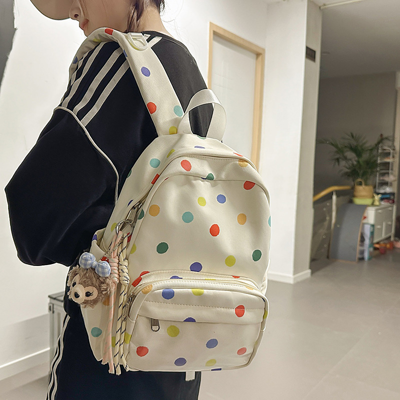 The new InS-style ultra-light travel backpack is versatile, a niche schoolbag for junior and senior high school students, and a large-capacity, lightweight commuting bag details Picture