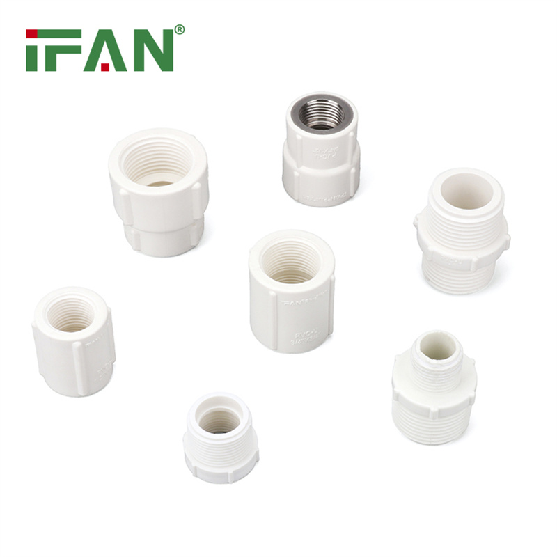 IFAN Factory BST UPVC Plumbing Elbow Thread PVC Pipe Fitting