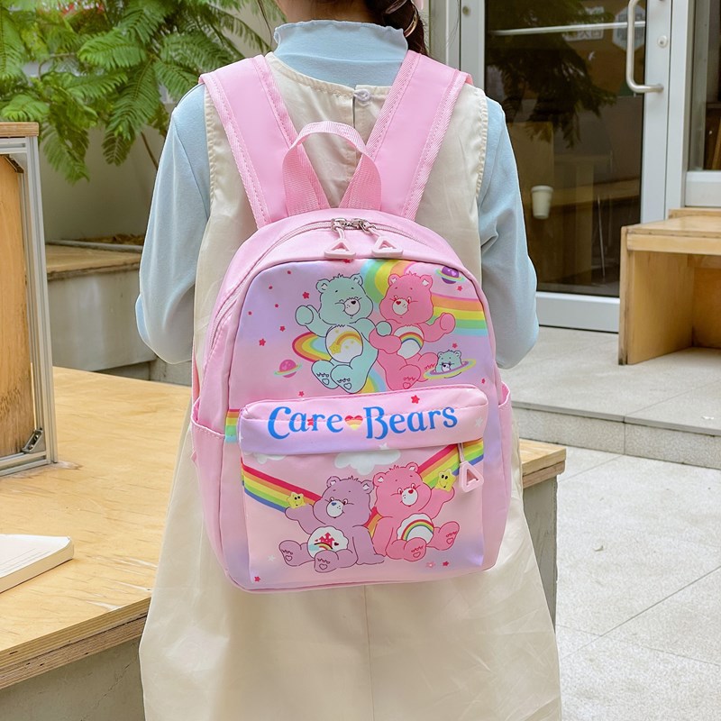 New winter children's schoolbags, cute and stylish cartoon little bear backpacks for kindergarten girls, casual snack backs Application Scenario