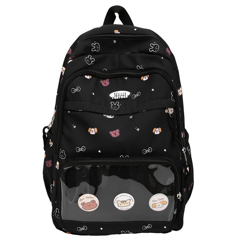 A high-appearance-level "smug pain bag", a fresh, cute and soft girl student schoolbag, a female 2D anime large-capacity backpack Item Picture