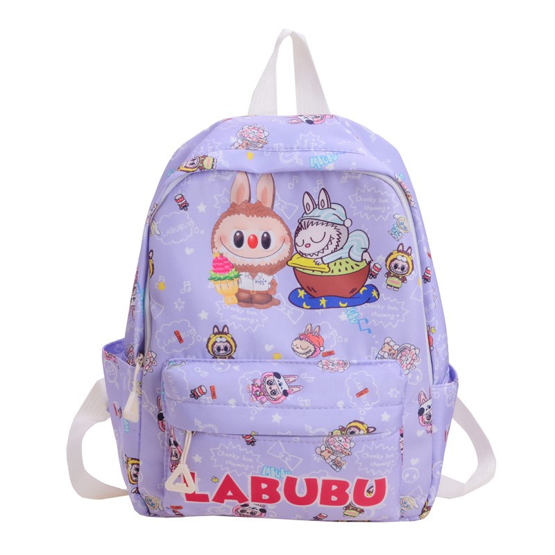 The new cute printed cartoon schoolbag for the summer of 2025 is a fashionable light and simple backpack for boys, girls and primary school students Item Picture