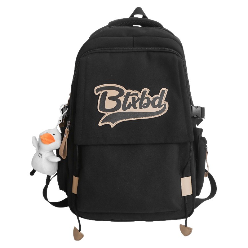 A new Korean-style high-appearance-level letter-style backpack for boys and girls, casual, simple, lightweight and versatile for commuting Item Picture