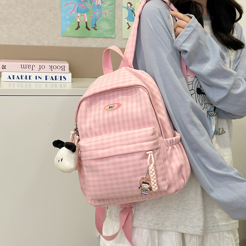 High appearance level, cute and sweet, girlish little backpack, Japanese-style Instagram cute and fresh children's travel backpack details Picture