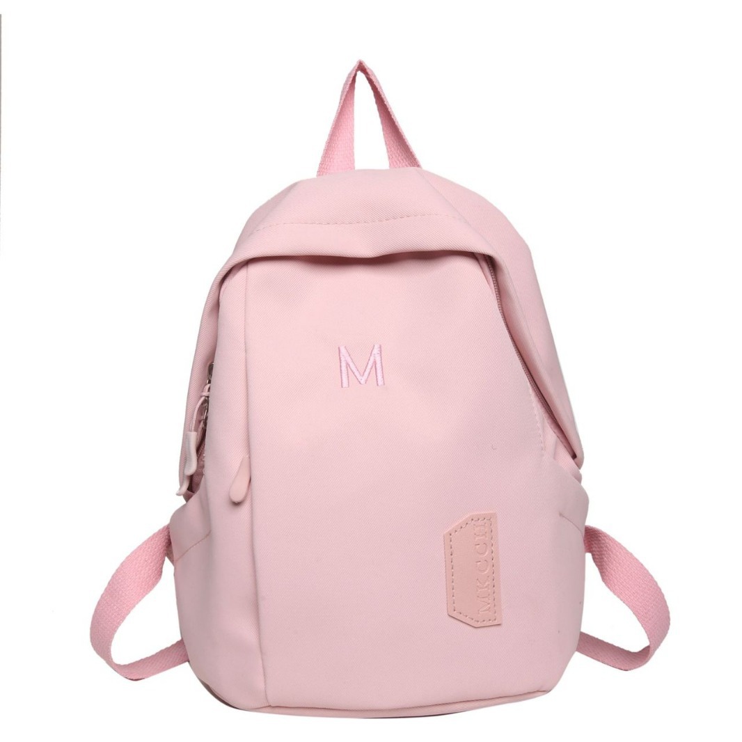 A simple and cute female college student's small backpack for shopping and attending classes. A cute mini backpack for children's spring outing Item Picture