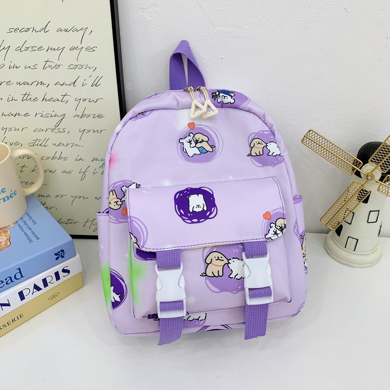 New summer children's backpacks for kindergartens, primary school students, cartoon, cute and stylish printed backpacks for boys and girls Specification drawing