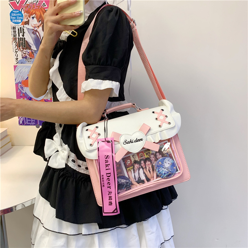 The new high-quality, fresh and cute "Baji" pain bag is a casual, simple, lightweight and versatile shoulder bag for commuting details Picture