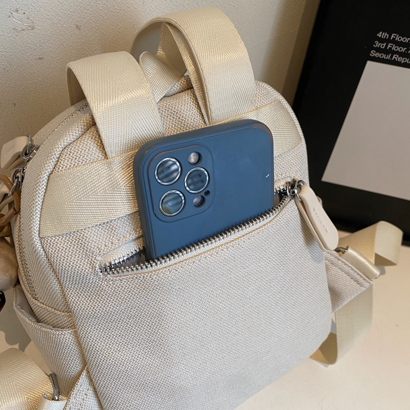 A high-end and stylish small bag for women, a new Korean style Instagram mini backpack with a high appearance level, simple and versatile, for commuting and shopping Application Scenario