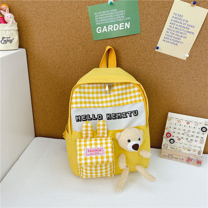 Children's backpacks, large-capacity travel lightweight and casual backpacks, cute cartoon small backpacks for spring outings for boys and girls Specification drawing