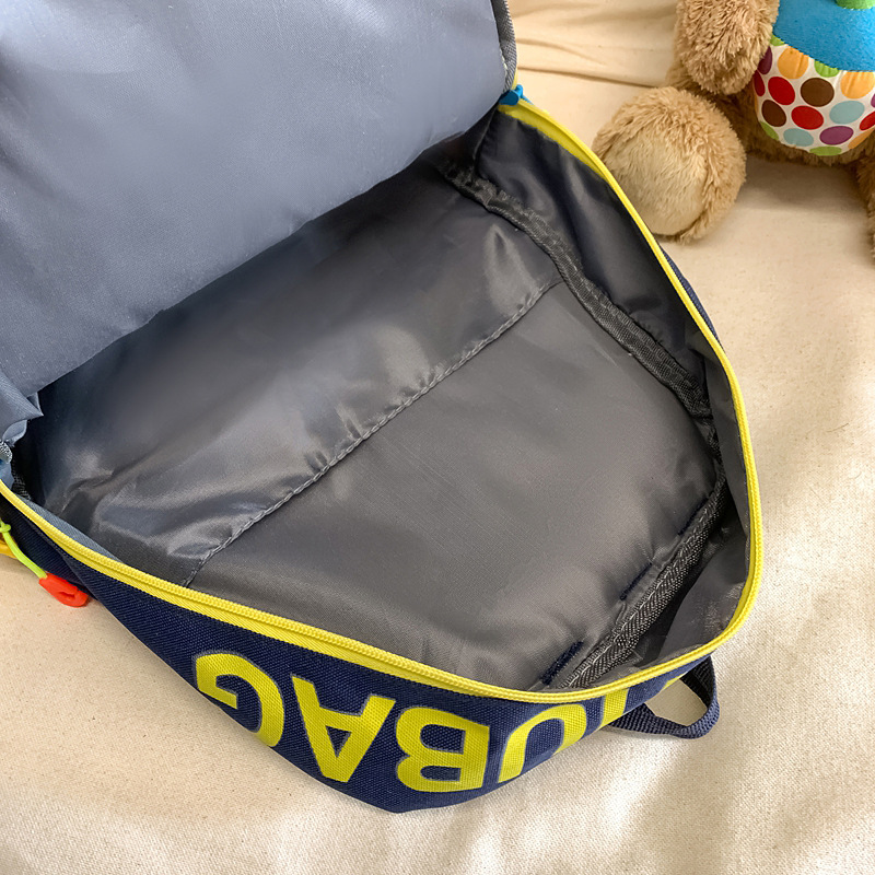 2025 New high appearance level college student schoolbag, Korean-style girl color-blocking fashionable single-shoulder bag, casual and versatile backpack Specification drawing