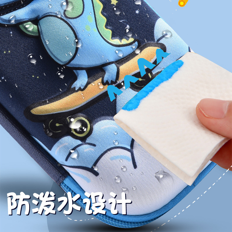 New 3D multi-functional stationery box, Children's Day gift for primary school students, cartoon large-capacity pen case, creative Specification drawing