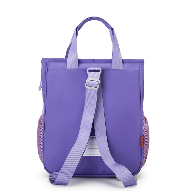 New waterproof hand-held bag for primary school students, tutorial bag, backpack, versatile, large-capacity tutorial bag with logo printing Specification drawing