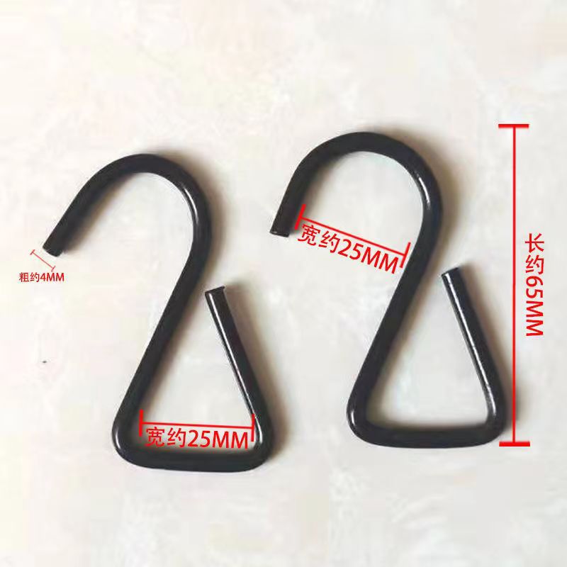 Luggage straps, double-wire pull hooks, spring hooks, stainless steel hooks, electric vehicle luggage rack hooks, binding strap hooks details Picture