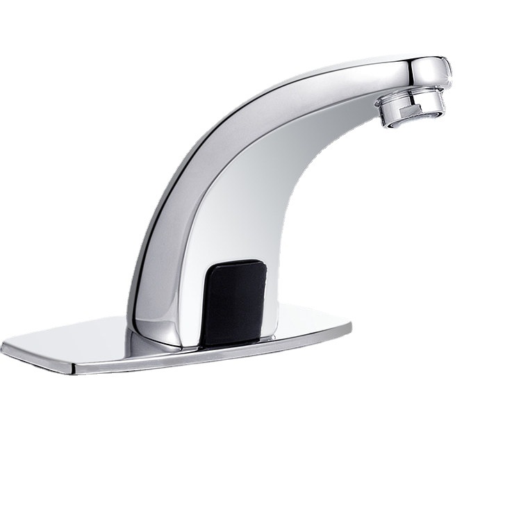 Hotel engineering wholesale secondary sensor faucets, household washbasins, countertop basins, fully automatic intelligent single cold and hot faucets Item Picture