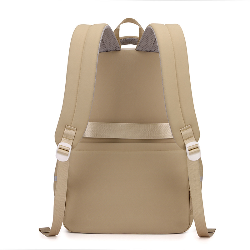 A new Korean version of the forest-themed ins fresh and sweet color-blocking backpack, a lightweight and large-capacity backpack for junior and senior high school students Specification drawing