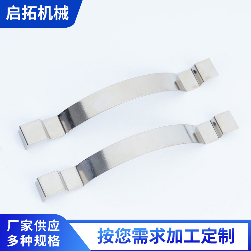 Supply 65 manganese bow-shaped spring bending parts, metal stamping spring pieces, spring pieces, arc-shaped semi-circular spring pieces full figure