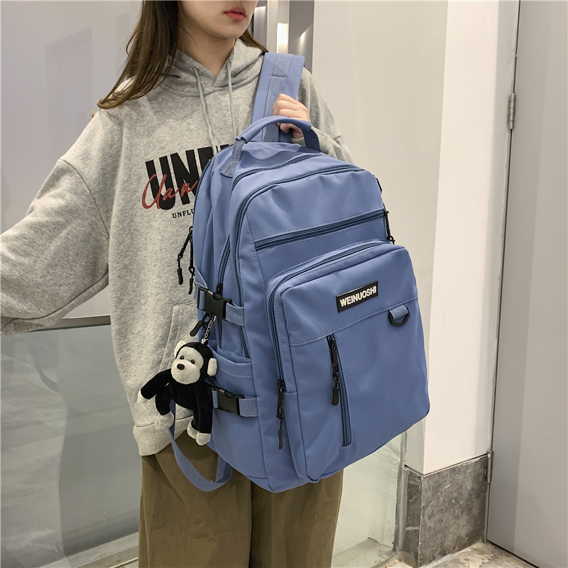 Backpack for male college students, large-capacity backpack for high school and junior high school students, trendy and fashionable couple backpack Specification drawing