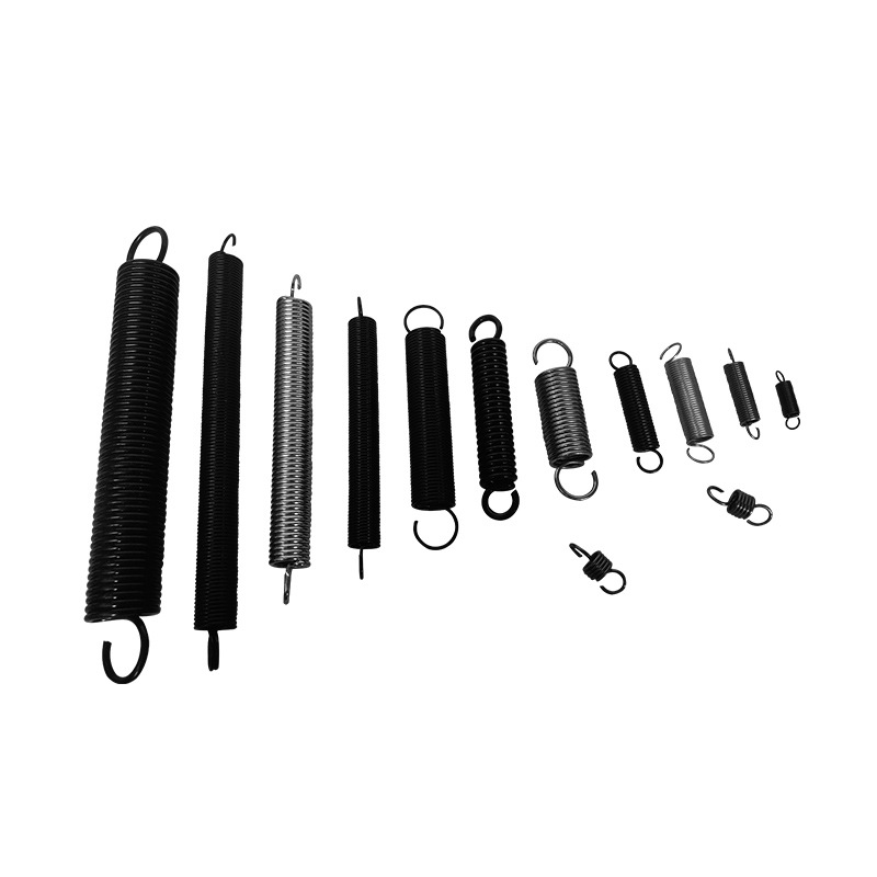 Stainless steel tension spring, spring steel, multi-purpose mechanical double-ear double-hook tension spring with hooks Item Picture